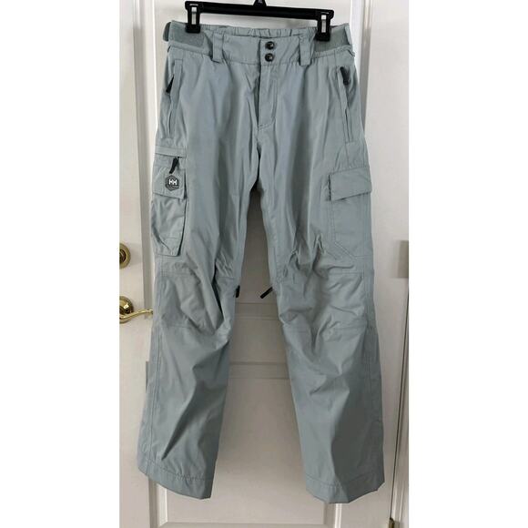 Helly Hansen Snow Pants Womens Small Blue Ski Snowboard Winter Tech Seller Owned - Picture 1 of 14